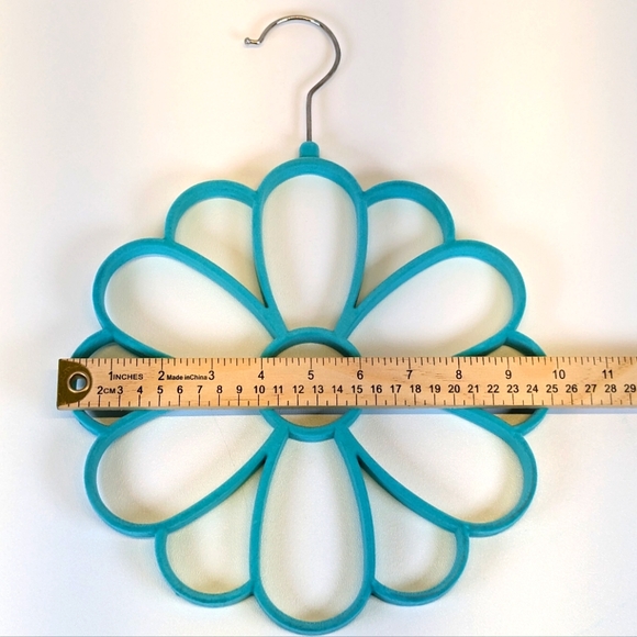 Turquoise Accessories Hanger - Velvet Flower - Picture 3 of 3